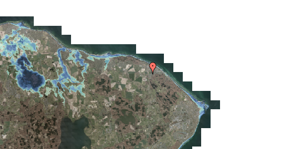 Stomflod og havvand på Stentevej 1, 3140 Ålsgårde