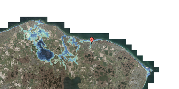 Stomflod og havvand på Thorshøj Alle 36, 3100 Hornbæk