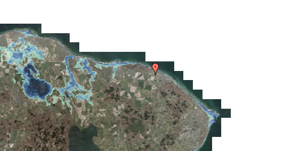 Stomflod og havvand på Vindrosen 9, 3140 Ålsgårde
