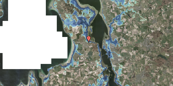 Stomflod og havvand på Askevej 5, 3630 Jægerspris