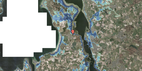 Stomflod og havvand på Askevej 14, 3630 Jægerspris