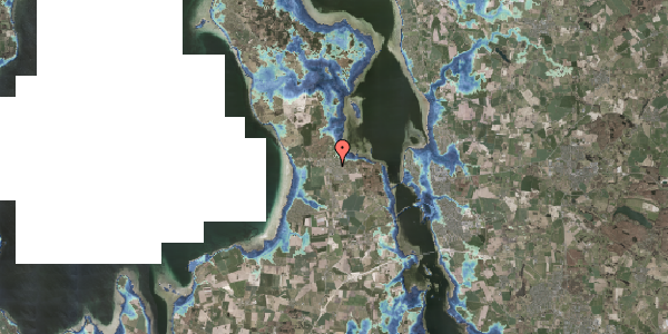 Stomflod og havvand på Askevej 41, 3630 Jægerspris