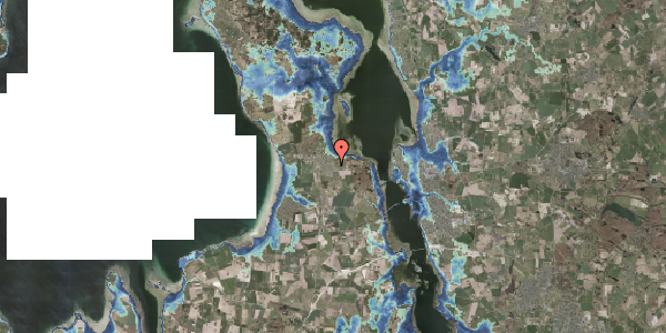 Stomflod og havvand på Bakkegården 1, 3630 Jægerspris