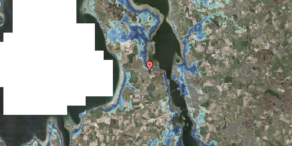 Stomflod og havvand på Bakkegården 4, 3630 Jægerspris