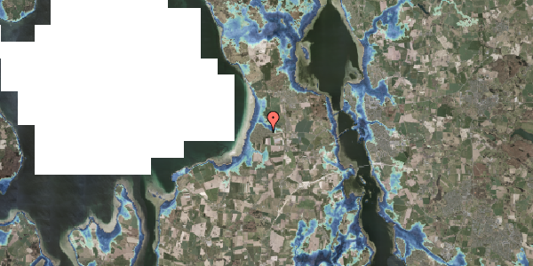 Stomflod og havvand på Birkagervej 2, 3630 Jægerspris