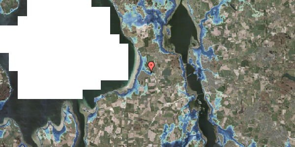 Stomflod og havvand på Birkelunden 7, 3630 Jægerspris