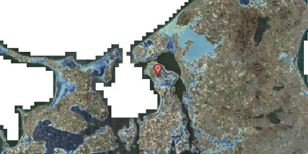 Stomflod og havvand på Birketoften 6, 3630 Jægerspris