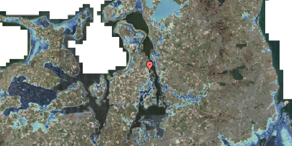Stomflod og havvand på Gammel Færgegårdsvej 1, 3630 Jægerspris