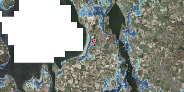 Stomflod og havvand på Lillevangsvej 23, 3630 Jægerspris