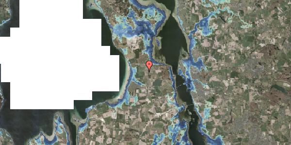 Stomflod og havvand på Mølleparken 97, 3630 Jægerspris