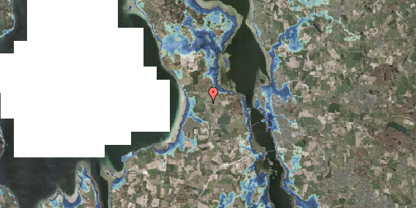 Stomflod og havvand på Mølleparken 109, 3630 Jægerspris
