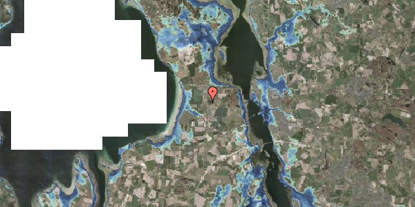 Stomflod og havvand på Møllevej 91, 3630 Jægerspris