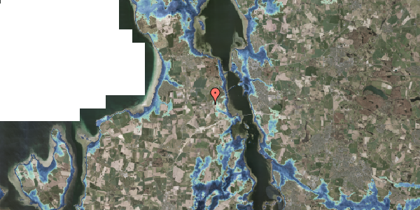 Stomflod og havvand på Nyvej 14, 3630 Jægerspris