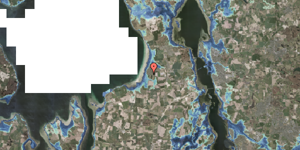 Stomflod og havvand på Orebjergvej 36, 3630 Jægerspris