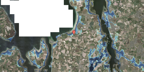 Stomflod og havvand på Skehøjvej 3, 3630 Jægerspris
