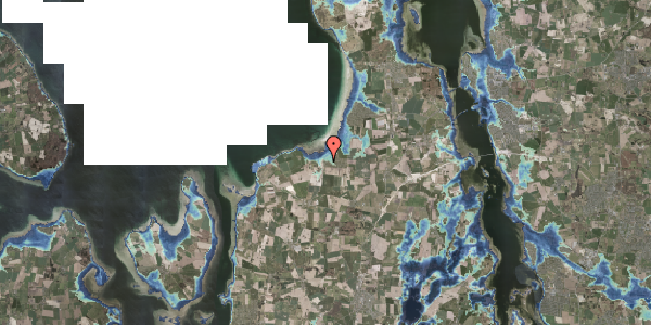 Stomflod og havvand på Skehøjvej 9, 3630 Jægerspris