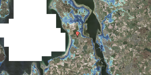Stomflod og havvand på Slotsgården 1, 3630 Jægerspris