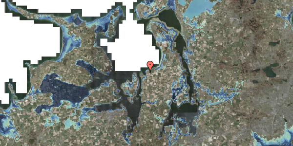 Stomflod og havvand på Strandhøj 11, 3630 Jægerspris