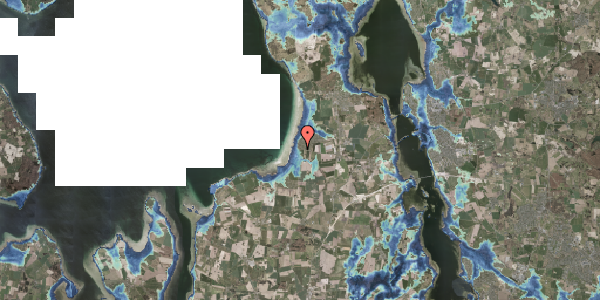 Stomflod og havvand på Strandhøjsvej 12, 3630 Jægerspris