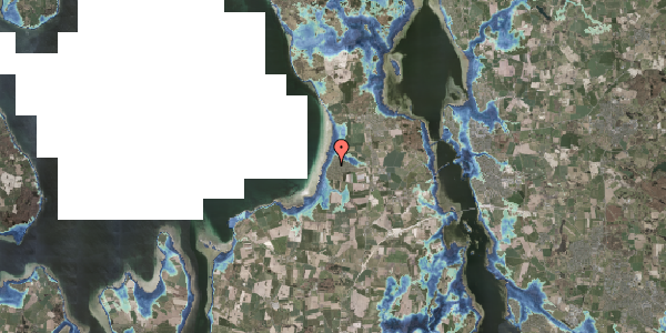 Stomflod og havvand på Strandkærvej 4, 3630 Jægerspris