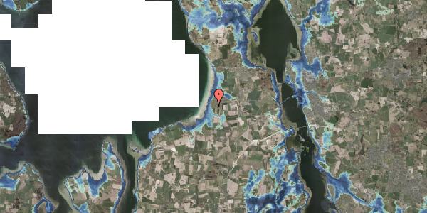 Stomflod og havvand på Strandlystvej 9, 3630 Jægerspris