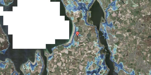 Stomflod og havvand på Svalevej 9, 3630 Jægerspris