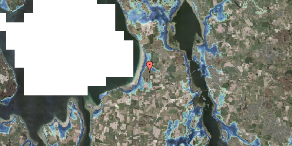Stomflod og havvand på Svalevej 15, 3630 Jægerspris