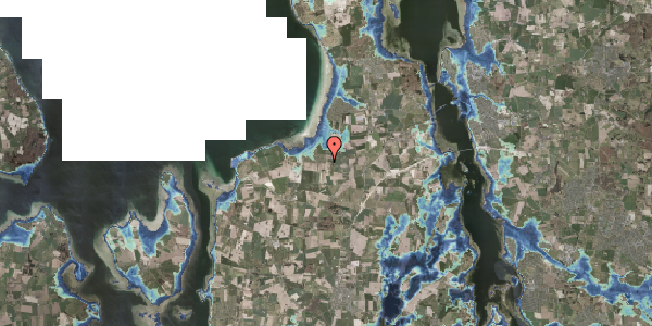 Stomflod og havvand på Tørveagervej 1, 3630 Jægerspris