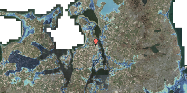 Stomflod og havvand på Vestergaardsvej 1, 3630 Jægerspris