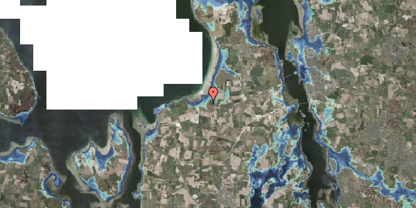 Stomflod og havvand på Yderagervej 2, 3630 Jægerspris
