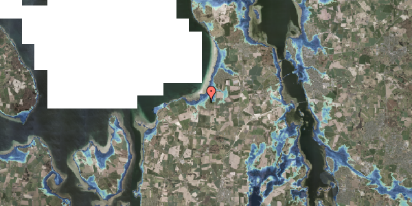 Stomflod og havvand på Yderagervej 8, 3630 Jægerspris