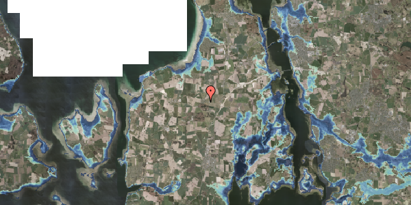 Stomflod og havvand på Østergaardsvej 24, 3630 Jægerspris