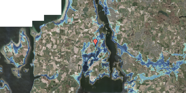 Stomflod og havvand på Møllevænget 4, 4050 Skibby