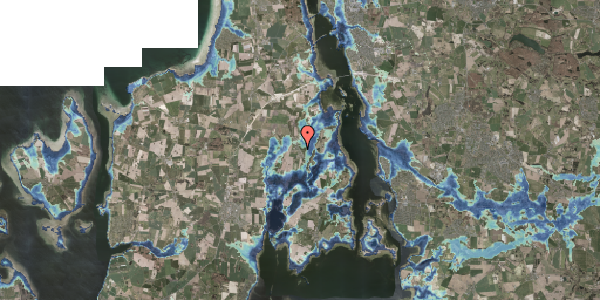 Stomflod og havvand på Møllevænget 6, 4050 Skibby