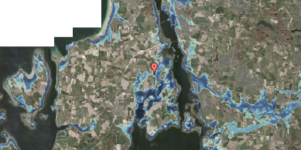 Stomflod og havvand på Østergade 22, 4050 Skibby