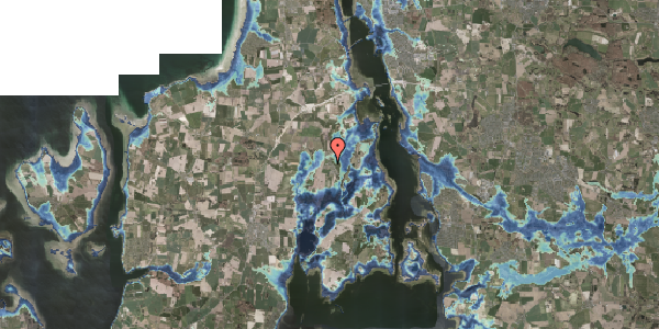 Stomflod og havvand på Østergade 36, 4050 Skibby