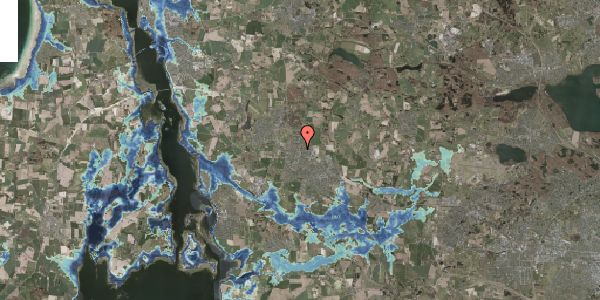 Stomflod og havvand på Bryggertorvet 7, 3650 Ølstykke