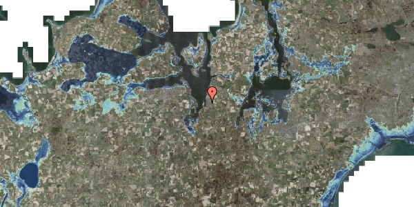 Stomflod og havvand på Niels Christensensvej 8, 4070 Kirke Hyllinge