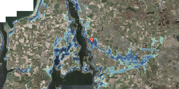 Stomflod og havvand på Bakkeager 37, 4040 Jyllinge