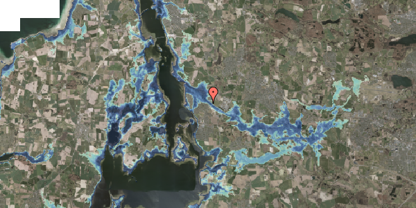 Stomflod og havvand på Elmevej 3, 4040 Jyllinge