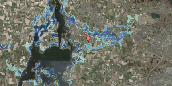 Stomflod og havvand på Nyvej 29, 4000 Roskilde