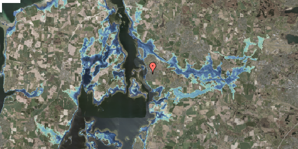 Stomflod og havvand på Pibergården 4, 4040 Jyllinge