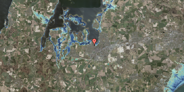 Stomflod og havvand på Nygade 13, 1. 4, 4000 Roskilde