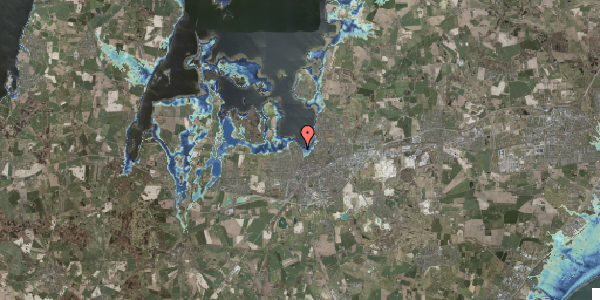 Stomflod og havvand på Smedegade 6, 4000 Roskilde