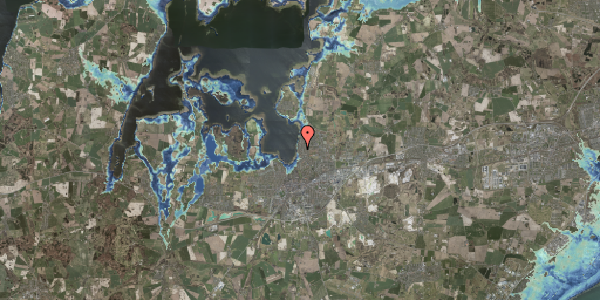 Stomflod og havvand på Strandparken 55, 4000 Roskilde