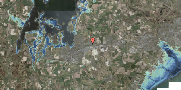 Stomflod og havvand på Universitetsparken 1A, 2. 34, 4000 Roskilde