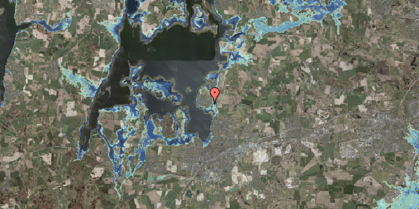 Stomflod og havvand på Veddelev Bygade 21, 4000 Roskilde