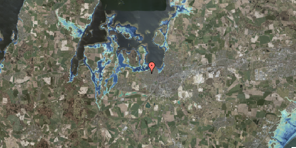 Stomflod og havvand på Vestergade 68, 4000 Roskilde