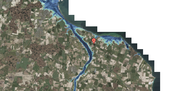 Stomflod og havvand på Zarpegårdsvej 1, 4671 Strøby