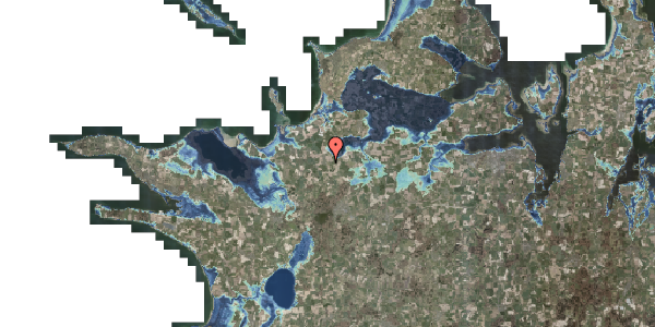 Stomflod og havvand på Møllevej 2, 4460 Snertinge